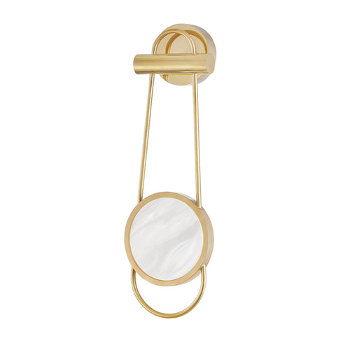 Hudson Valley Jervis 1 Light Wall Sconce Model: 8721-AGB