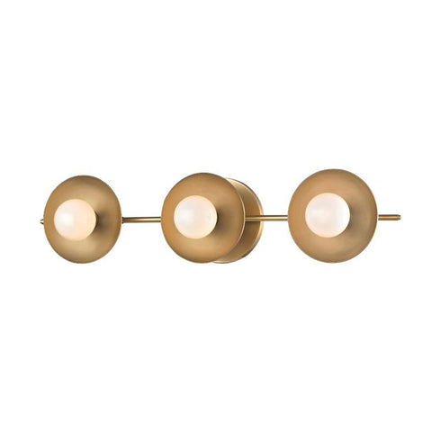 Hudson Valley Julien 3 Light Bath Bracket Model: 9803-AGB