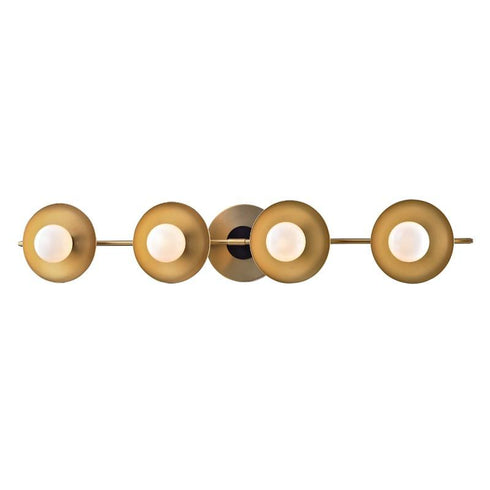Hudson Valley Julien 4 Light Bath Bracket Model: 9804-AGB