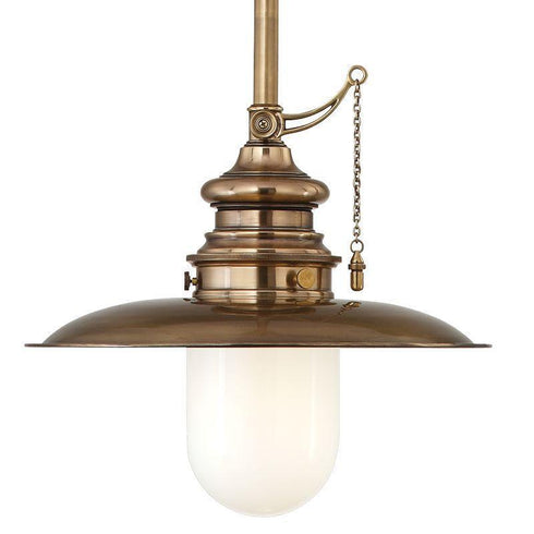 Hudson Valley Kendall 1 Light Pendant Model: 8820-AGB