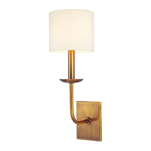 Hudson Valley Kings Point 1 Light Wall Sconce Model: 1711-AGB