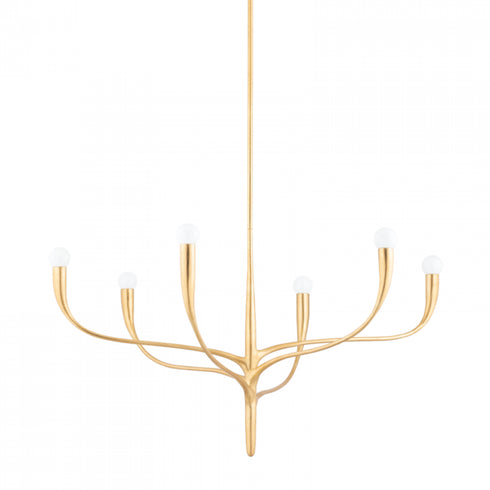 Hudson Valley Labra 6 Light Chandelier Model: 9606-WP