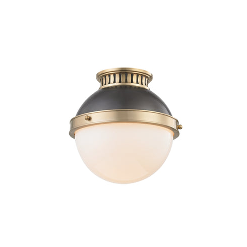 Hudson Valley Latham 1 Light Small Flush Mount Model: 4009-PN
