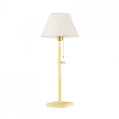 Hudson Valley Leeds 1 Light Table Lamp Model: MDSL132-PN