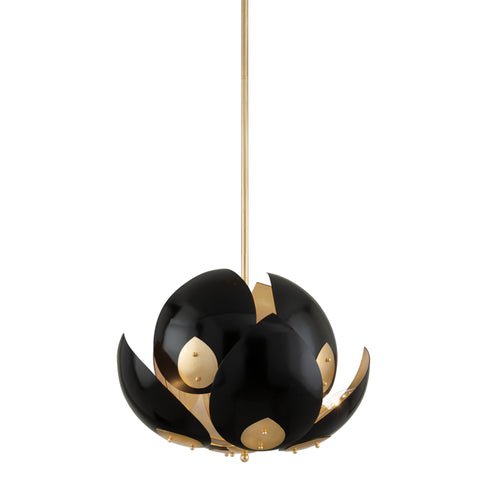 Hudson Valley Lotus 8 Light Chandelier Model: 5708-GL/WH