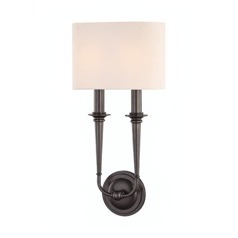 Hudson Valley Lourdes 2 Light Wall Sconce Model: 1232-OB