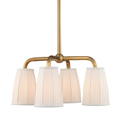 Hudson Valley Malden 4 Light Chandelier Model: 6064-DB
