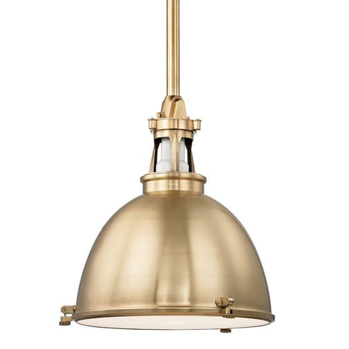 Hudson Valley Massena 1 Light Pendant Model: 4620-OB