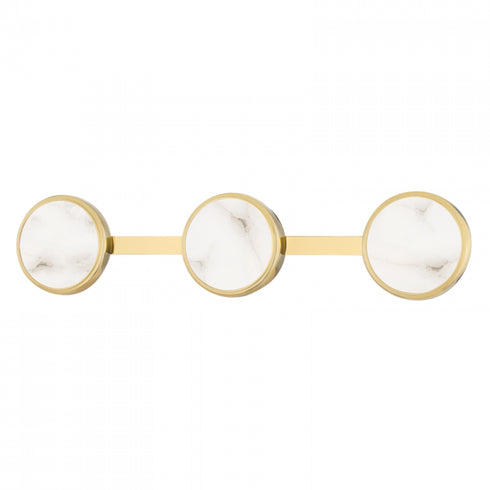 Hudson Valley Meander 3 Light Bath Bracket Model: 6325-AGB