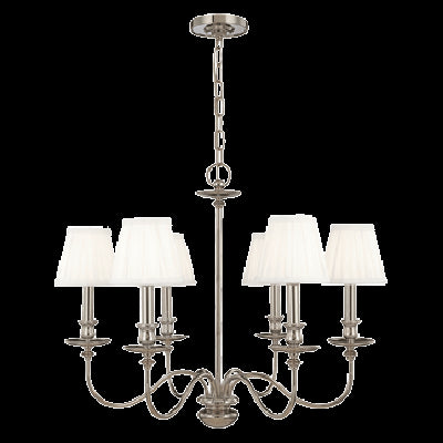 Hudson Valley Menlo Park 6 Light Chandelier Model: 4036-AGB
