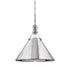 Hudson Valley Metal No.2 1 Light Large Pendant Model: MDS952-PN