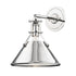 Hudson Valley Metal No.2 1 Light Wall Sconce Model: MDS950-PN