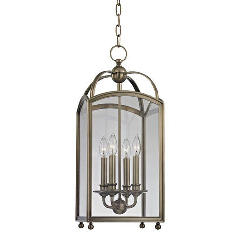 Hudson Valley Millbrook 4 Light Pendant Model: 8410-AGB
