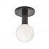 Hudson Valley Murray Hill 1 Light Flush Mount Model: 9280-AGB