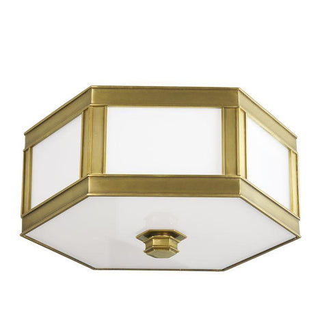 Hudson Valley Nassau 3 Light Flush Mount Model: 6416-AGB