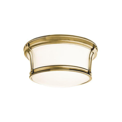 Hudson Valley Newport 2 Light Flush Mount Model: 6510-AGB