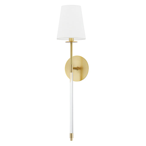 Hudson Valley Niagra 1 Light Wall Sconce Model: 2041-AGB