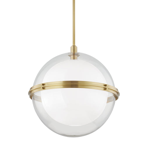 Hudson Valley Northport 1 Light Pendant Model: 6522-AGB