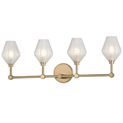 Hudson Valley Orin 4 Light Bath Bracket Model: 1324-AGB