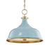 Hudson Valley Painted No.1 3 Light Pendant Model: MDS300-AGB/BB