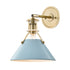 Hudson Valley Painted No.2 1 Light Wall Sconce Model: MDS350-PN/OW