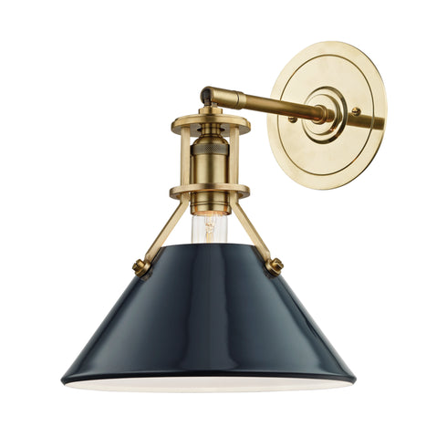 Hudson Valley Painted No.2 1 Light Wall Sconce Model: MDS350-PN/OW