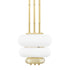 Hudson Valley Palisade 2 Light Pendant Model: KBS1354702-AGB