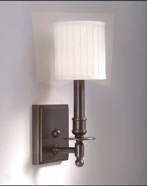 Hudson Valley Palmer 1 Light Wall Sconce Model: 301-PN