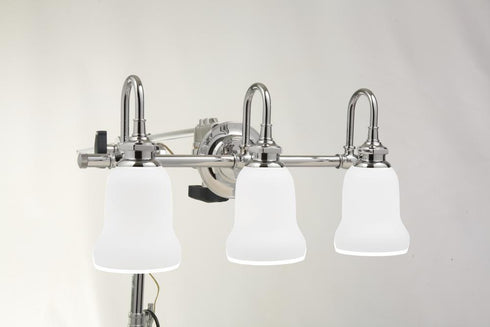 Hudson Valley Plymouth 3 Light Bath Bracket Model: 3803-SN