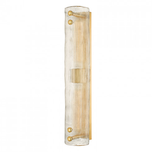 Hudson Valley Prospect Park 2 Light Wall Sconce Model: 1423-AGB