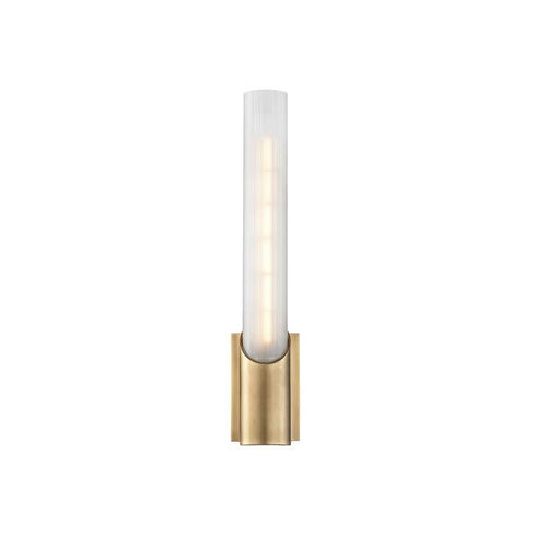 Hudson Valley Pylon 1 Light Wall Sconce Model: 2141-AGB