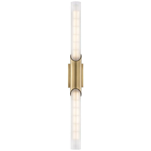 Hudson Valley Pylon 2 Light Wall Sconce Model: 2142-AGB