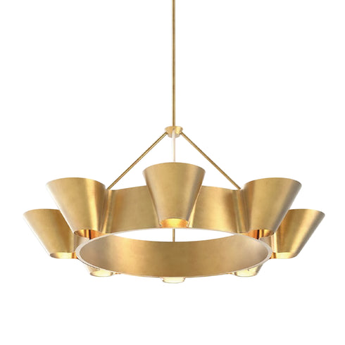 Hudson Valley Reeve 8 Light Chandelier Model: 5638-VGL