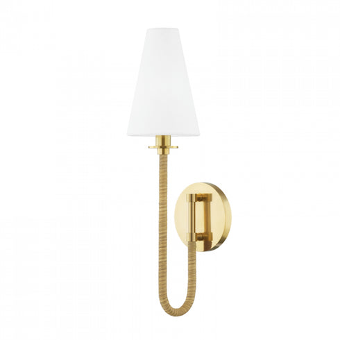 Hudson Valley Ripley 1 Light Wall Sconce Model: 8700-AGB
