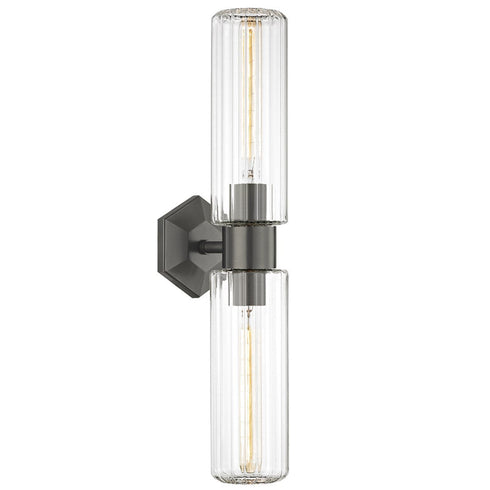 Hudson Valley Roebling 2 Light Wall Sconce Model: 5124-PN
