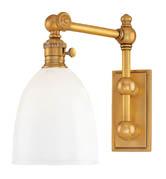 Hudson Valley Roslyn 1 Light Wall Sconce Model: 762-AGB