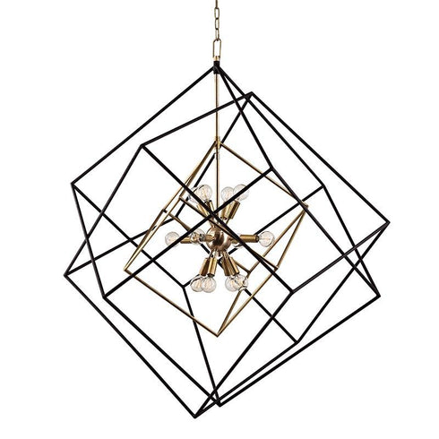 Hudson Valley Roundout 12 Light Pendant Model: 1234-AGB