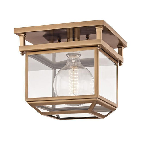 Hudson Valley Rutherford 1 Light Semi Flush Model: 5611-OB