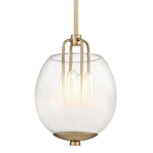 Hudson Valley Sawyer 4 Light Pendant Model: 5709-AGB