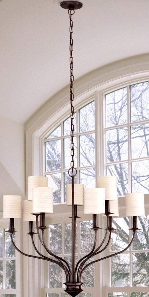 Hudson Valley Sheffield 9 Light Chandelier Model: 7219-PN