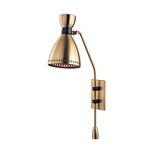 Hudson Valley Solaris 1 Light Wall Sconce Model: 4141-PN