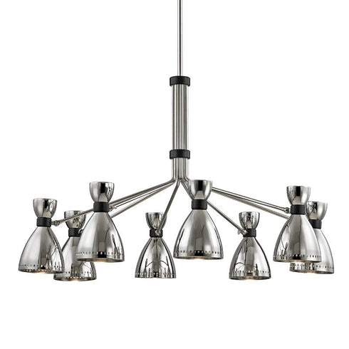 Hudson Valley Solaris 8 Light Chandelier Model: 4148-PN
