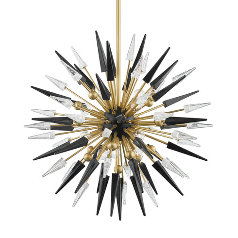 Hudson Valley Sparta 12 Light Chandelier Model: 9031-AGB