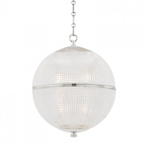 Hudson Valley Sphere No. 3 1 Light Large Pendant Model: MDS801-AGB