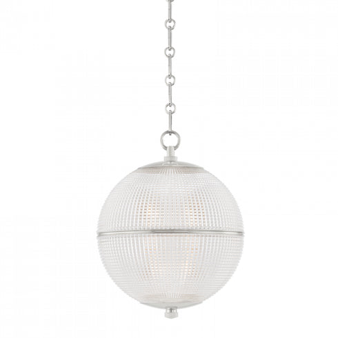 Hudson Valley Sphere No. 3 1 Light Small Pendant Model: MDS800-AGB