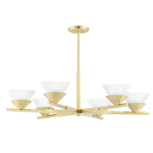 Hudson Valley Stillwell 6 Light Chandelier Model: 6406-AGB
