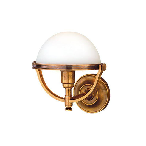 Hudson Valley Stratford 1 Light Wall Sconce Model: 3301-AGB