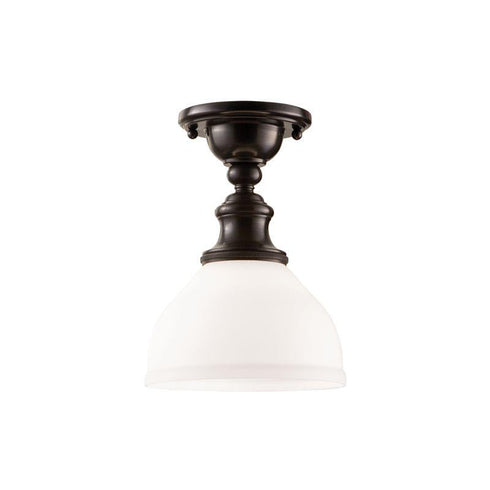 Hudson Valley Sutton 1 Light Semi Flush Model: 5911F-OB