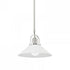 Hudson Valley Syosset 1 Light Small Pendant Model: 2613-AGB/BK