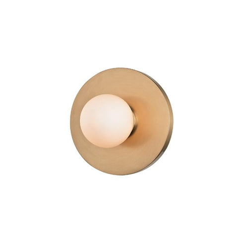 Hudson Valley Taft 1 Light Wall Sconce Model: 7000-AGB